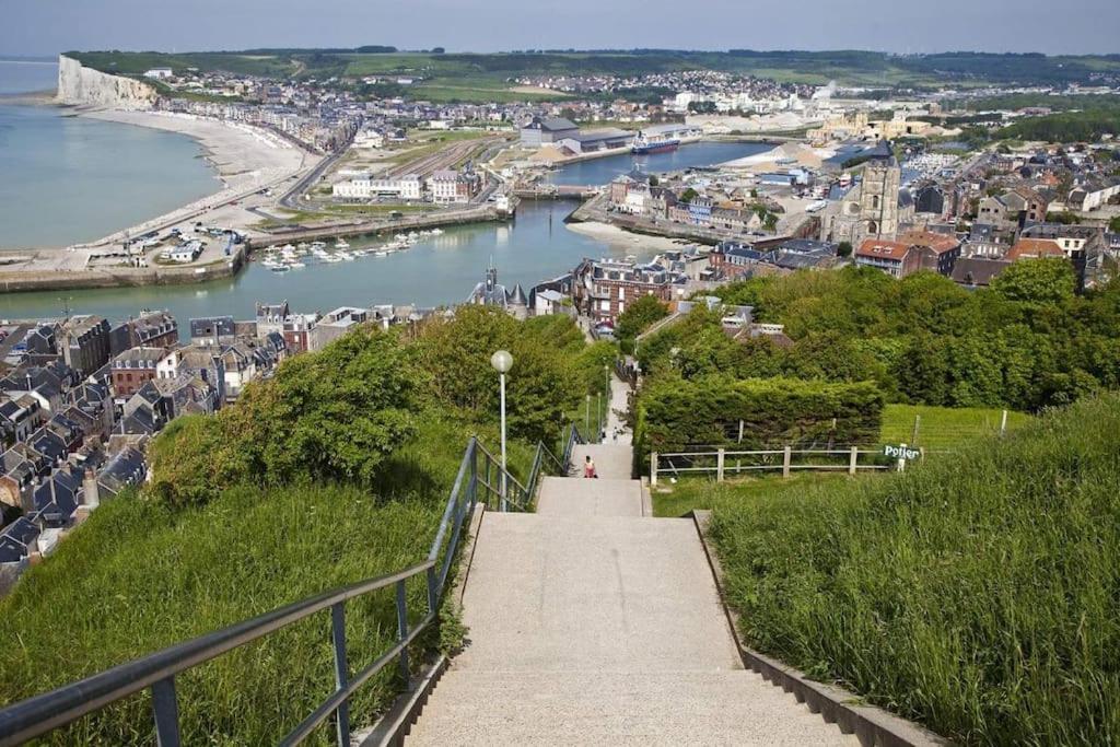 Logement Dans Maison De Pecheur Le Tréport Esterno foto